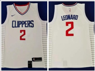Nike Los Angeles Clippers #2 Kawhi Leonard Jersey White
