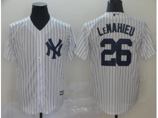 New York Yankees #26 DJ LeMahieu Cool Base Jersey White