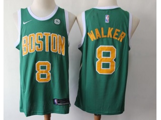 Nike Boston Celtics #8 Kemba Walker Earned Jersey Green
