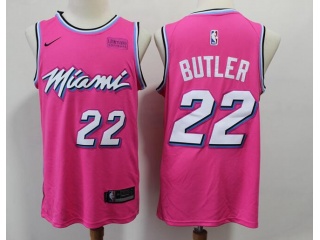 Miami Heat #22 Jimmy Butler Earned Jersey Pink