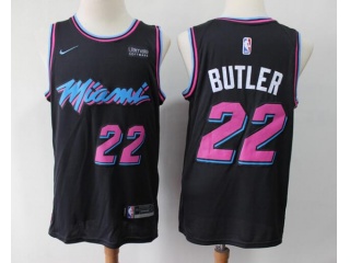 Miami Heat 22 Jimmy Butler Jersey Black City