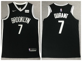 Nike Brooklyn Nets 7 Kevin Durant Basketball Jersey Black Player