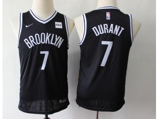 Youth Nike Brooklyn Nets #7 Kevin Durant Basketball Jersey Black