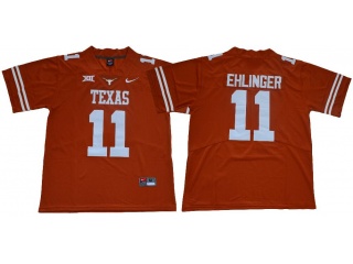 Texas Longhorns #11 George Ehlinger Limited Jersey Dark Orange