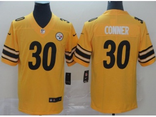 Pittsburgh Steelers #30 James Conner Inverted Legende Limited Jersey Yellow