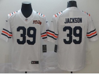 Chicago Bears #39 Eddie Jackson Throwback Men's Vapor Untouchable Limited Jersey White