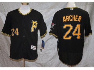 Pittsburgh Pirates #24 Chris Archer Flexbase Jersey Black