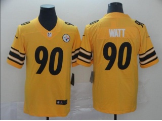 Pittsburgh Steelers 90 T.J. Watt Inverted Legende Limited Jersey Yellow