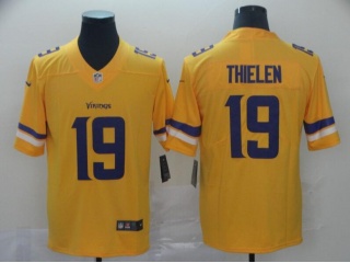 Minnesota Vikings 19 Adam Thielen Inverted Legende Limited Jersey Yellow