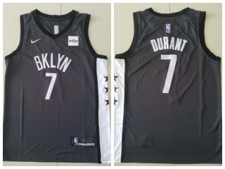 Nike Brooklyn Nets 7 Kevin Durant Basketball Jersey Black BKLYN