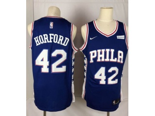 Nike Philadelphia 76ers 42 Al Horford Basketball Jersey Blue