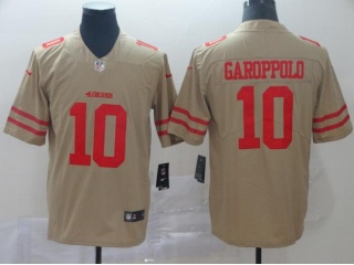 San Francisco 49ers #10 Jimmy Garoppolo Inverted Legend Limited Jersey Yellow