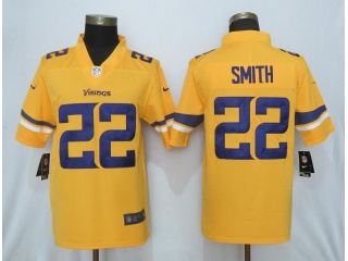 Minnesota Vikings 22 Harrison Smith Inverted Legend Limited Jersey Gold