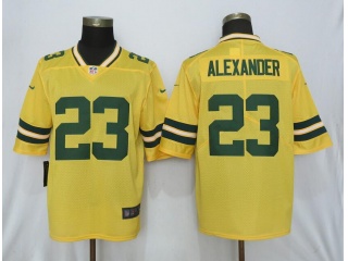 Green Bay Packers 23 Jaire Alexander Inverted Legend Limited Jersey Yellow