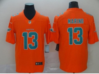 Miami Dolphins 13 Dan Marino Inverted Legend Limited Jersey Orange