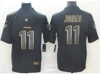Nike Atlanta Falcons #11 Julio Jones Untouchable Limited Jersey Black Gold