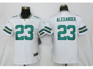 Woman Green Bay Packers 23 Jaire Alexander Football Jersey White