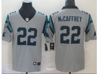 Carolina Panthers #22 Christian Mccaffrey Inverted Legend Limited Jersey Gray