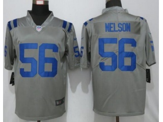 Indianapolis Colts #56 Quenton Nelson Inverted Legend Limited Jersey Gray
