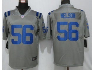 Indianapolis Colts #56 Quenton Nelson Inverted Legend Limited Jersey Gray
