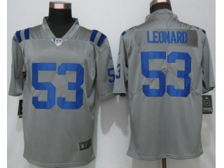 Indianapolis Colts #53 Darius Leonard Inverted Legend Limited Jersey Gray