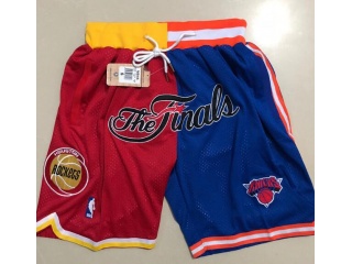 Houston Rockets & New York Knicks The 1994 NBA Finals Short Red/Blue