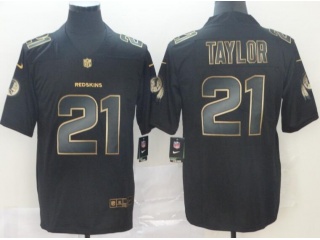 Washington Redskins #21 Sean Tylor Black Golden Vapor Untouchable Limited Jersey