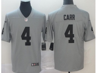 Oakland Raiders #4 Derek Carr Drift Fashion Vapor Untouchable Limited Jersey Black