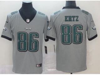 Philadelphia Eagles #86 Zach Ertz Inverted Vapor Untouchable Limited Jersey Gray