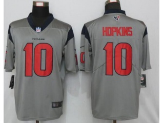 Houston Texans #10 DeAndre Hopkins Inverted Vapor Untouchable Limited Jersey Gray