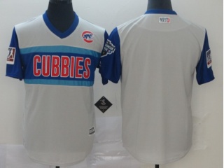 Chicago Cubs Blank 2019 MLB Little League Classic Jersey White