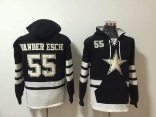 Dallas Cowboys 55 Leighton Vander Esch Football Hoodie Navy Blue