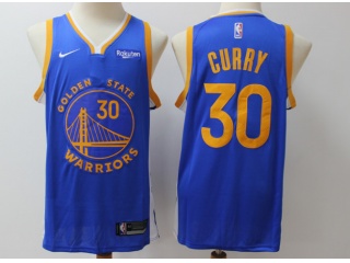 Nike Golden State Warriors #30 Stephen Curry 2019 Jersey Blue