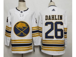 Adidas Buffalo Sabres 26 Rasmus Dahlin 50th Anniversary Third Jersey White