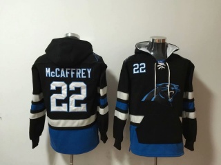 Carolina Panthers 22 Christian Mccaffrey Football Hoodies Black
