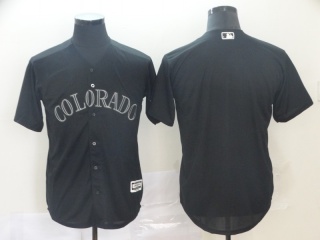 Colorado Rockies Blank 2019 Weekend Day Jersey Black