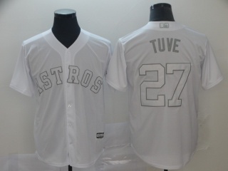 Houston Astros 27 Jose Altuve Tuve 2019 Weekend Day Jersey White