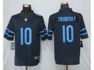 Chicago Bears 10 Mitch Trubisky City Edition Vapor Untouchable Limited Jersey Navy Blue