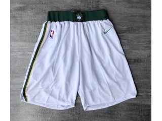 Nike Boston Celtics Basketball Shorts White Earned
