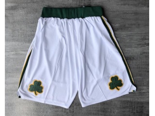 Nike Boston Celtics Basketball Shorts White Earned
