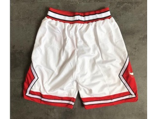 Chicago Bulls Mesh Basketball Shorts White