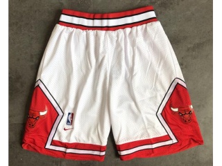 Chicago Bulls Mesh Basketball Shorts White