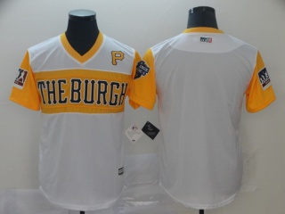 Pittsburgh Pirates Blank 2019 MLB Little League Classic Jersey White/Yellow