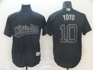 Chicago White Sox 10 Yoan Moncada YoYo 2019 Weekend Day Jersey Black