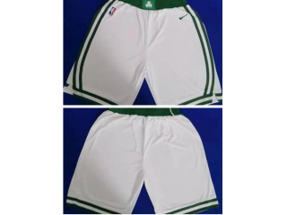 Boston Celtics Basketball Shorts White