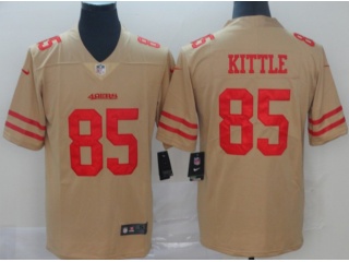 San Francisco 49ers #85 George Kittle Inverted Legend Limited Jersey Yellow
