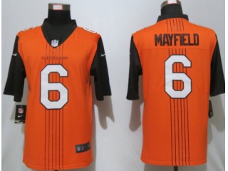 Cleveland Browns #6 Baker Mayfield Orange City Edition Vapor Untouchable Limited Jersey