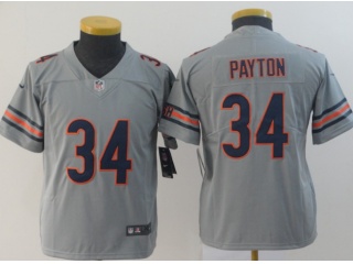 Youth Chicago Bears #34 Walter Payton Inverted Legend Limited Jersey Gray
