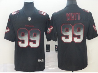 Houston Texans #99 JJ Watt Arch Smoke Vapor Limited Jersey Black