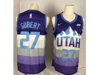 Nike Utah Jazz 27 Rudy Gobert Classic Basketball Jersey Purple
